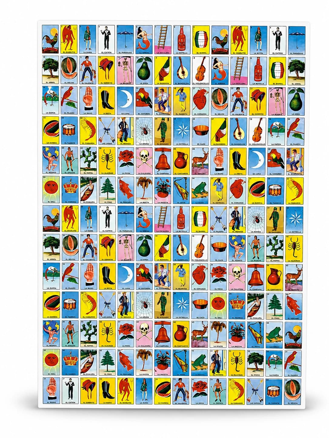 Planilla Lotería — Vista principal