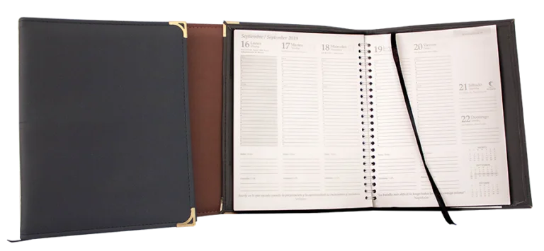 Agendas corporativas personalizadas